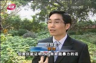 游植龙律师就离婚案件中的家庭暴力法律问题接受广州电视台采访